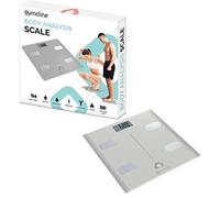 Gymcline Body Analysis Scales Silver - Digital Bmi & Muscle Health Monitor For Active Trades & Diy