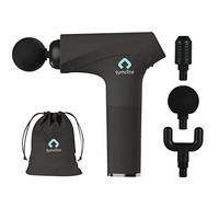 GYMCLINE Compact Massage Gun 2, Grey - Premium Portable Percussion Muscle Massager for Everyday Travel & Deep Tissue Recovery