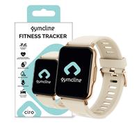 Gymcline Ciro Fitness Tracker 25 Sports Modes Ip68 Waterproof Heart Rate Monitor Cream