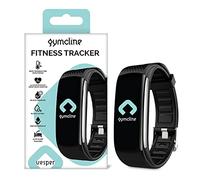 Gymcline Vesper Fitness Tracker with Body Temperature Monitoring (Black)