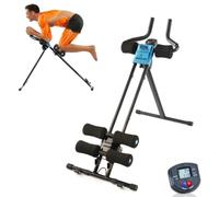 GYMFORM AB Generator, Cardio and Toning Machine, Core Strength, Training Equipment for Home, Abdominal Trainers, For Abs, Legs, Arms, Back. Intensity Levels + Digital Display