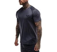 GymFreak Mens HEX T-Shirt - Full Pattern XXL Blue