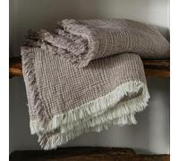 GYMIGE Cotton Linen Tassel Blanket Simple Solid Color Sofa Cover Blanket Sofa Breathe Freely Throw Homestay Decoration Bed Blanket