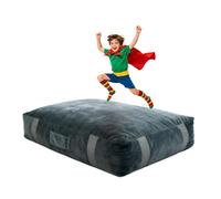 GYMMALL Crash Pad for Children, Grey Sensory Crash Pad for Kids, Thickened Autism Crash Mat for Jumping, Climbing and Playing for Home, School, Special Educational Settings