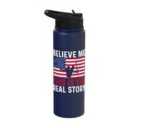 Gymnast Mastery Emblem - Athletic Prowess Design Stainless Steel Insulated Water Bottle
