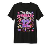 Gymnast Twelve 12th Birthday Cute Active 12 Year Old Girls Premium T-Shirt