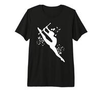 Gymnast with Baton Girls Kids Rhythmic Gymnastics Premium T-Shirt