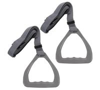 Gymnastic Rings Abs and Nylon Adjustable Straps 2 Pcs