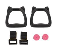Gymnastic Rings Adjustable Pull up Rings, with Strap for Training