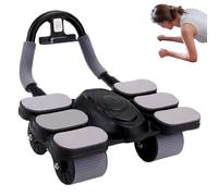 Gymnastics ABS Roller, Ab Roller Wheel | Ab Exercise Machine with Elbow Support,Home Gym Workout Fitness Abs Training Equipment for Back, Abs, Buttocks, Legs
