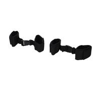 Gymnastics Ankle Straps for Training with Comfortable Support and Adjustable Fit for Kids and Adults Black 2 Pairs