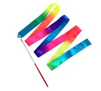 Gymnastics Band | Colour Gradient Rhythm Accessories Exercise Equipment - Veil Rod for Dance and Movement - For Preschool Children Music Lessons Playroom Homeschool Club Birthday Party Stage