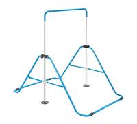 Gymnastics Bar with Gymnastic Rings,Adjustable Gymnastics Bar Training Kip Bar Gymnastics Equipment for Home Indoor outdoor (Without Rings, Blue)