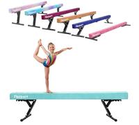 gymnastics beam balance beam gymnastic kids 244CM,5 heights Adjustable gym beam gymnastics high beam Highly Stable Gym Practice Training Equipment for Kids for home