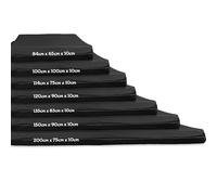 Gymnastics Crash Mat, Safety Exercise Mat Pad, Critical Fall Height Tested to 3 Metres BS:EN1177 [Black, 120X90]