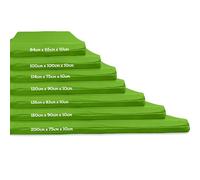 Gymnastics Crash Mat, Safety Exercise Mat Pad, Critical Fall Height Tested to 3 Metres BS:EN1177 [Lime Green, X-Large]
