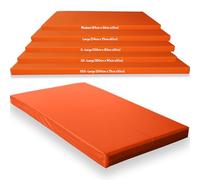 Gymnastics Crash Mat, Safety Exercise Mat Pad, Critical Fall Height Tested to 3 Metres BS:EN1177 [Orange, XX-Large]
