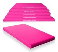 Gymnastics Crash Mat, Safety Exercise Mat Pad, Critical Fall Height Tested to 3 Metres BS:EN1177 [Pink, X-Large]