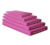 Gymnastics Crash Mat, Safety Exercise Mat Pad, Critical Fall Height Tested to 3 Metres BS:EN1177 [Pink, XX-Large]