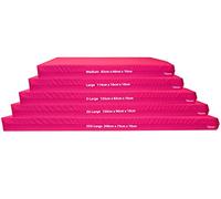 Gymnastics Crash Mat, Safety Exercise Mat Pad, Critical Fall Height Tested to 3 Metres BS:EN1177 [Pink, Medium]