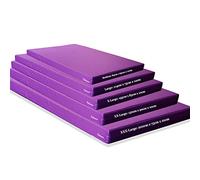 Gymnastics Crash Mat, Safety Exercise Mat Pad, Critical Fall Height Tested to 3 Metres BS:EN1177 [Purple, Large]