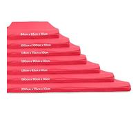 Gymnastics Crash Mat, Safety Exercise Mat Pad, Critical Fall Height Tested to 3 Metres BS:EN1177 [Red, 100x100]