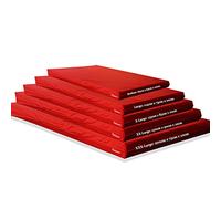 Gymnastics Crash Mat, Safety Exercise Mat Pad, Critical Fall Height Tested to 3 Metres BS:EN1177 [Red, Medium]