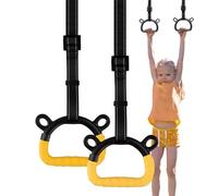 Gymnastics for - 2 Piece Robust Gym Ring for Multificiation Fitness Equipment | Portable Gymnastics for Indoor Outdoor Exercise with Adjustable Strap
