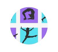 Gymnastics Game Colorful Refrigerator Magnet â€“ Cute And Funny Kitchen Decor, Unique Magnetic Decoration, Soft Magnetic Refrigerator Magnet