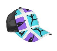 Gymnastics Game Mesh Baseball Cap Workout Hats Adjustable Trucker Hat Sun Hat Fishing Hat Unisex, Gymnastics Game, One Size