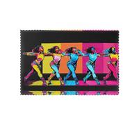 Gymnastics Game Print Heat Resistant Placemats Set of 6 Washable Table Mats Place Mats for Kitchen Home Decor