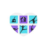 Gymnastics Game Printing 10 Pieces Air Freshener Cards,Car Scented Hanging Air Freshener Fragrant Sheets For Car Use