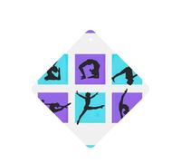 Gymnastics Game Printing 10 Pieces Air Freshener Cards,Car Scented Hanging Air Freshener Fragrant Sheets For Car Use