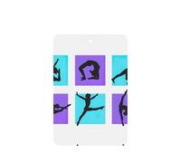 Gymnastics Game Printing 10 Pieces Air Freshener Cards,Car Scented Hanging Air Freshener Fragrant Sheets For Car Use