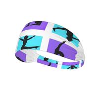 Gymnastics Game Printing Double-Sided,Unisex Elastic Sports Headband,Ideal As A Gift For Sports-Loving Friends,Family