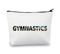 Gymnastics Gifts for Girls Makeup Bag Gymnastics Cosmetic Bag Gymnastics Lover Gifts Gymnastics Coach Gift Gymnast Zipper Bag (Gymnastics Bag)