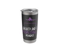 Gymnastics Gravity and I Respectfully Disagree Stainless Steel Insulated Tumbler