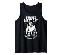 Gymnastics I Survived the Meet Day Gymnast dad Tank Top