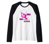 Gymnastics is A Sport Gymnast Ribbon Dancing Raglan Baseball Tee