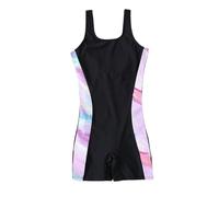 Gymnastics Leotards with Shorts for Girls Rainbow Balloon Flower Sparkly Gradient Colors Biketard 1-10 Years Medium Bikini