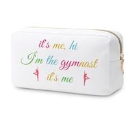 Gymnastics Lover Gifts Makeup Bag Inspirational Gifts for Gymnastics Daughter Sister Coach Friend Gymnast Gifts Gymnastics Gifts for Girls Gymnasts Team Gift Cosmetic Pouch Christmas Birthday Gifts