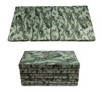 Gymnastics Mat Tri-Fold Camouflage Exercise Mat 10cm Thick Heavy Duty Non-Slip Oxford Cloth For Gym Exercise, School Physical Exercise, Gymnastics Rolling Skills Trai(Size:200x100x10cm（6.6x3.3x0.3ft）)