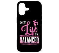 Gymnastics Motivation My Life Is Balanced Gymnast Handstand Case for iPhone 17