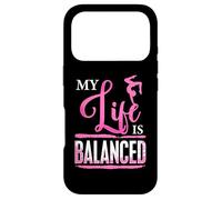 Gymnastics Motivation My Life Is Balanced Gymnast Handstand Case for iPhone 17 Pro