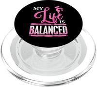 Gymnastics Motivation My Life Is Balanced Gymnast Handstand PopSockets PopGrip for MagSafe