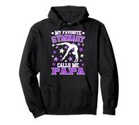 Gymnastics My Favorite Gymnast Calls me Papa Pullover Hoodie