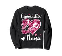 Gymnastics Nana Gymnast Gym Mom Grandma Mother's Day Sweatshirt