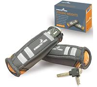 Gymnastics power hand weights for walking, 0.5kg Soft Neoprene Jogging weights for woman, Reflective Strap dumbbells set