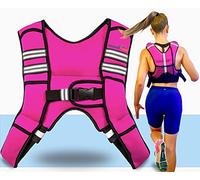 Gymnastics Power Weighted Vest 6lbs 3Kg - Removable Weights, Machine Washable. Body Weight Vest, Size-Adjustable Workout Equipment for Training, Running for Men Women