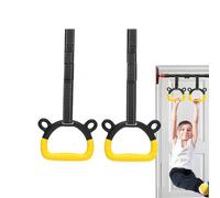 Gymnastics Rings - Professional Pull-Ups, Children's Bars, Gymnastics Rings, 2 Pieces, Portable Trapezoidal Bar Rings for Training, Children's Trapezoidal Bar, Pull Up Fitness Rings, Children's Home